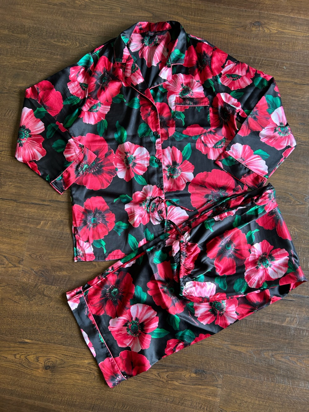 Vintage 90's Victoria's Secret Satin Pajama Set